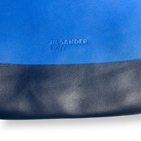 Jil Sander for LUFTHANSA Business Class Toiletry Cosmetic Make Up Pouch Bag Blue - Picture 2 of 6